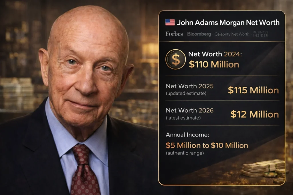 John Adams Morgan Net worth