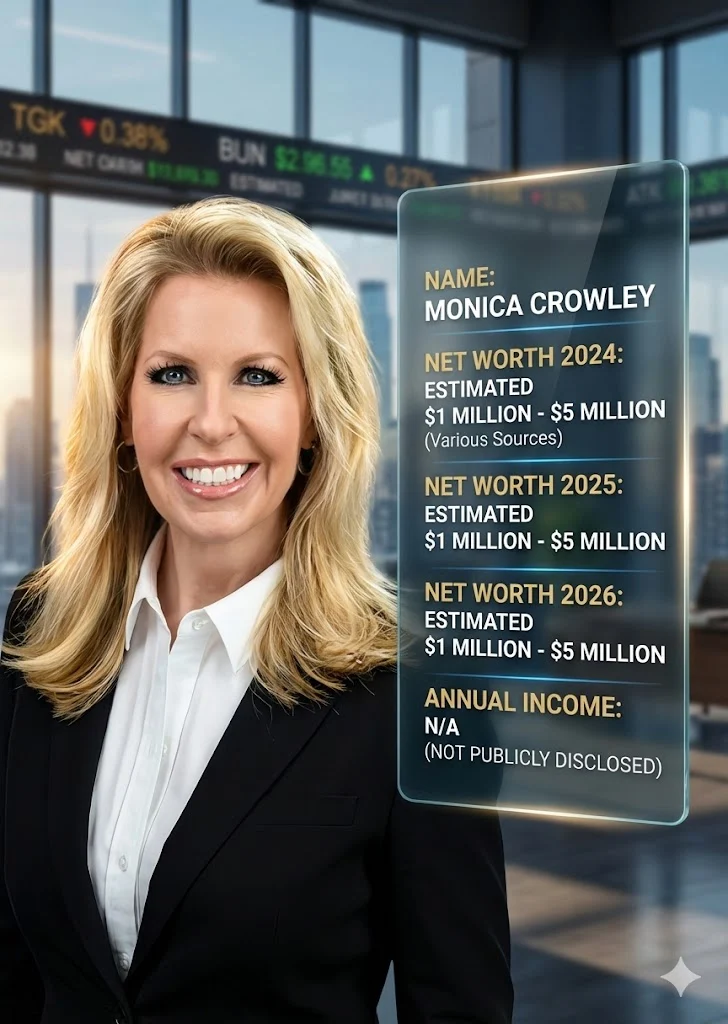 monica crowley net worth