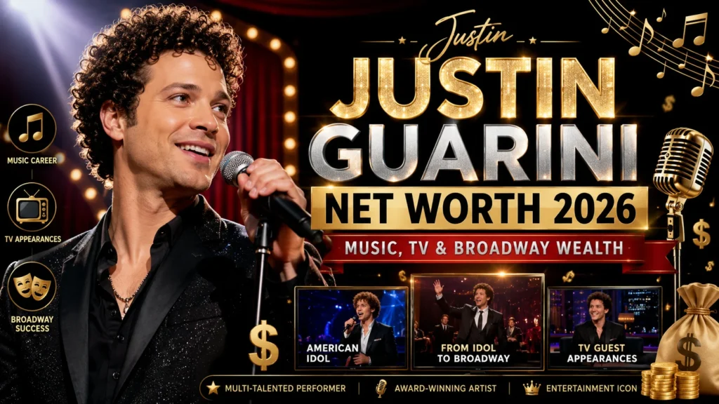 Justin Guarini Net Worth 2026 – Music, TV & Broadway Earnings