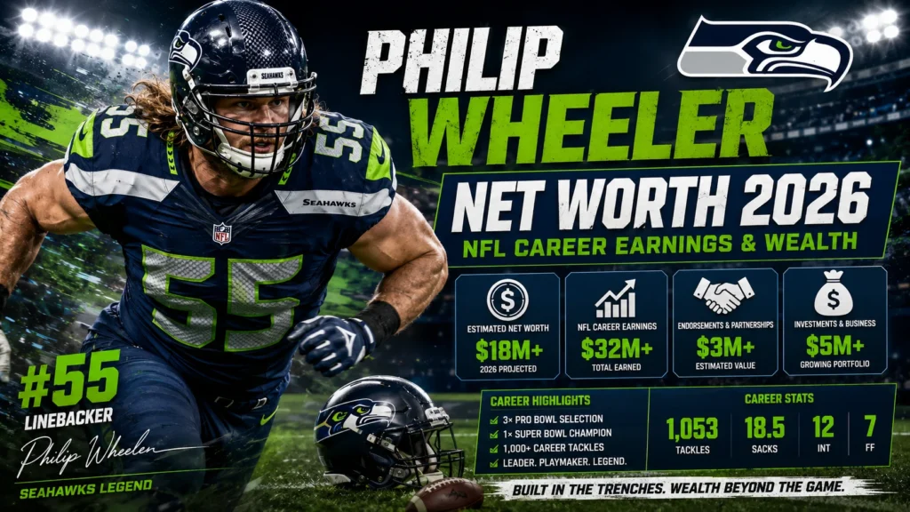 Philip Wheeler Net Worth 2026 – NFL Career, Earnings & Wealth